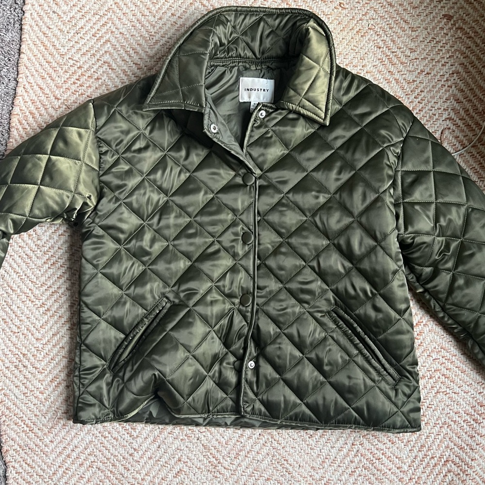 Green Quilted Jacket